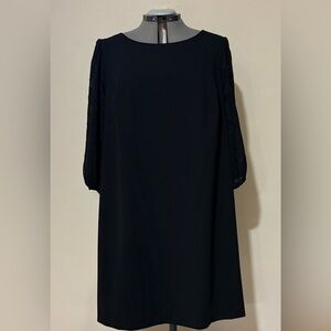 Connected Apparel Black Sheath Dress